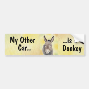 My Other Car is a Donkey bumper sticker