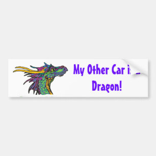 My Other Car is a Dragon Bumper Sticker