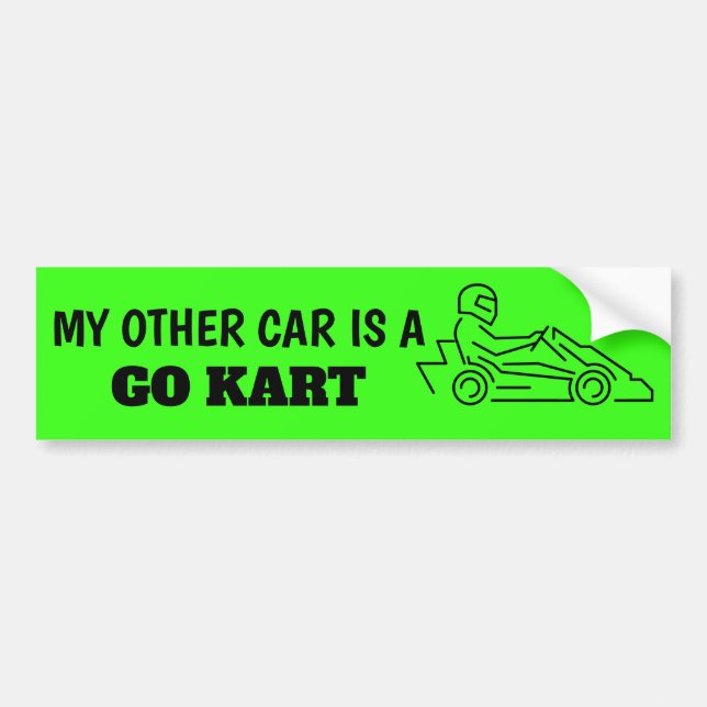 My Other Car is a Go Kart Sticker (Front)
