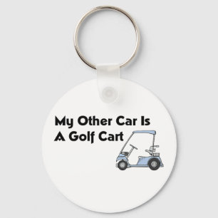 My Other Car is A Golf Cart Key Ring