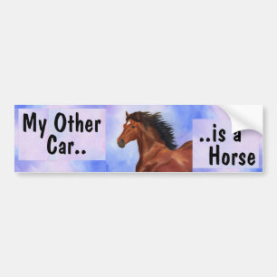 My Other Car is a Horse bumper sticker