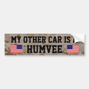 My Other car is a Humvee (HMMWV) Bumper Sticker