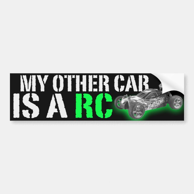 my Other car is a Rc Bumper Sticker (Front)