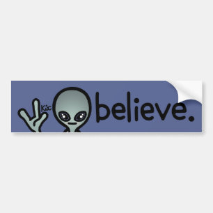 my other car is a ufo. bumper sticker