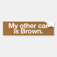 My other car is brown