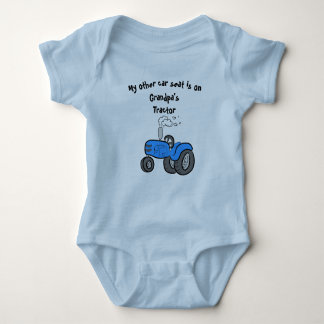 My other car seat ... Grandpa's tractor Baby Bodysuit