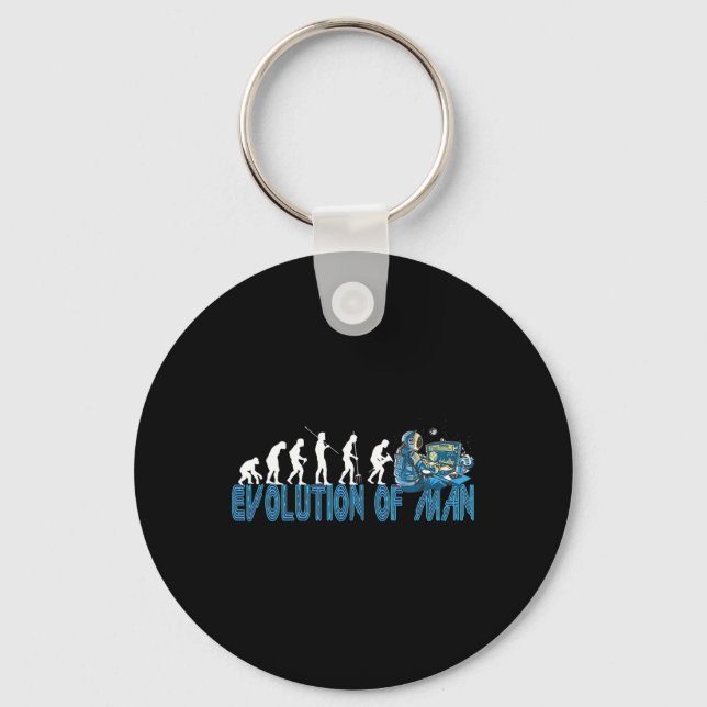 My Other Computer Is Your Computer Evolution Of Ma Key Ring (Front)