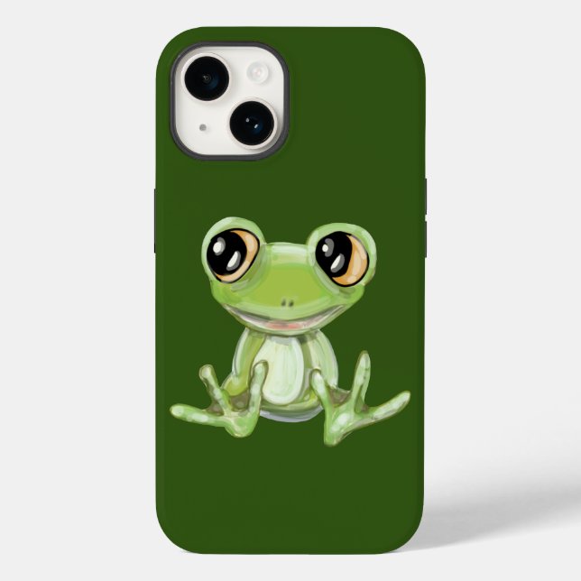My Other Green Frog Friend Case-Mate iPhone Case (Back)