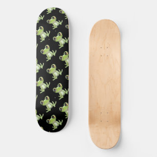 My Other Green Frog Friend Skateboard Deck