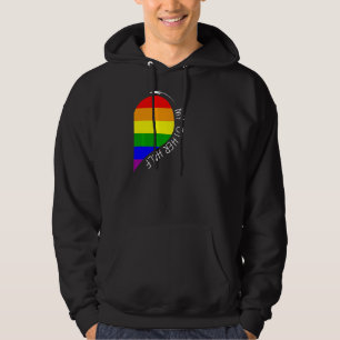 My Other Half Gay Heart Couple Rainbow Pride Cool Hoodie