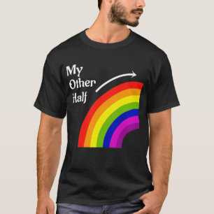 My Other Half Rainbow Right Matching T Shirt