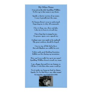 My Other Name Poetry Poster