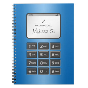 My Other Phone - Blue Notebook