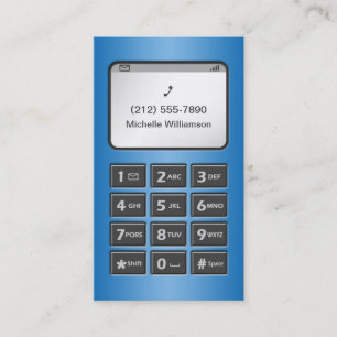 My Other Phone - Blue Personal Calling Cards