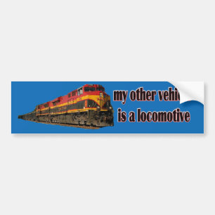 My Other Vehicle Is a Locomotive KCS Bumper Sticker