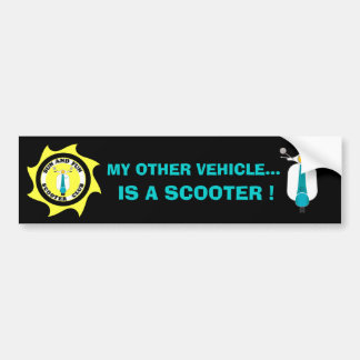 MY OTHER VEHICLE IS A SCOOTER... BUMPER STICKER