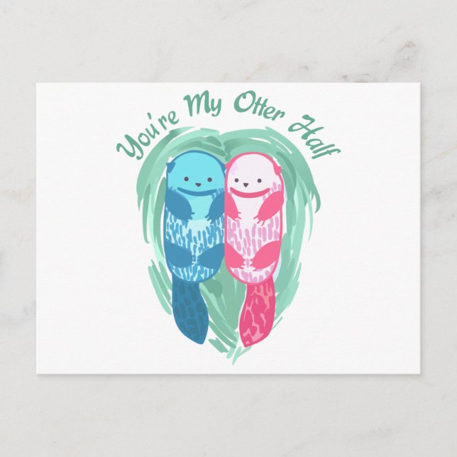 My Otter Half Postcard (Front)