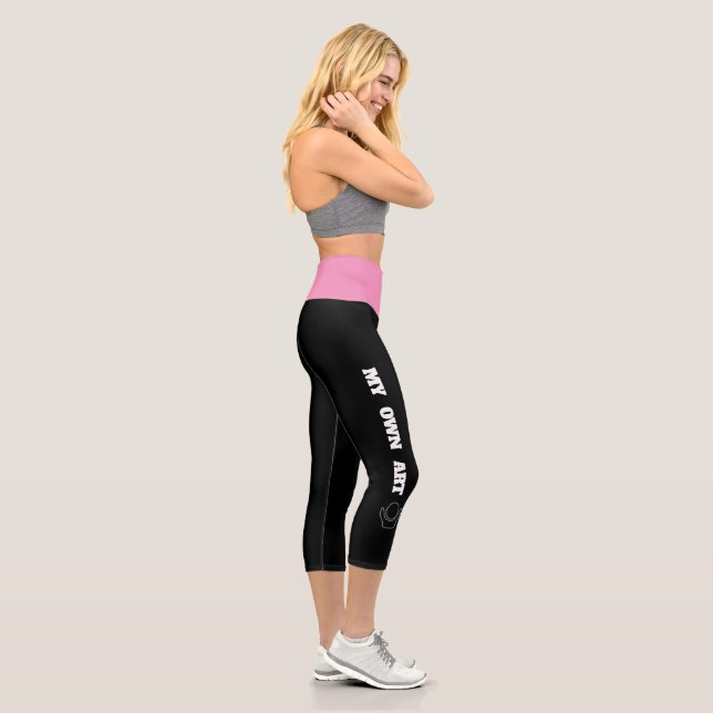 My Own Art Capri Leggings (Right)
