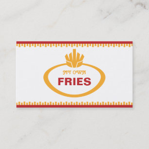 My Own Fries Business Card