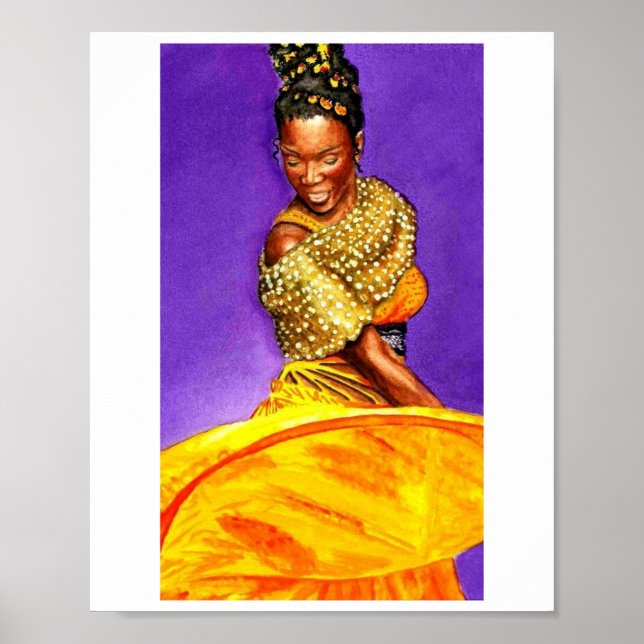 My Own Water Color Art Poster (Front)