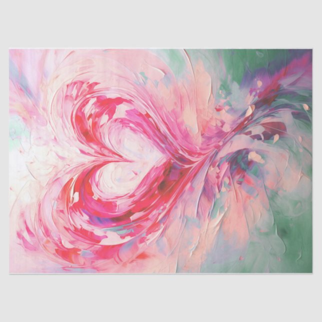 My Painted Heart, Expressions of Love Tissue Paper (Front)