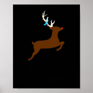 My Pancreas Got Run Over By A Reindeer Diabetes Aw Poster