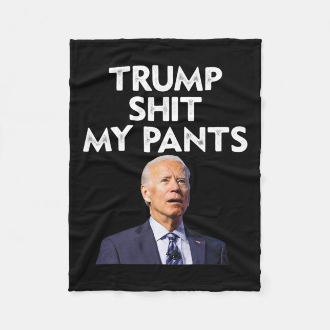 My Pants Joe Biden President  Fleece Blanket (Front)