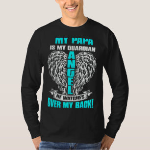 My Papa Is My Guardian Angel He Watches Over My Ba T-Shirt