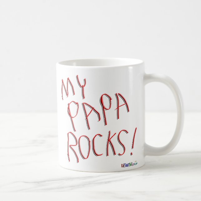 My Papa Rocks! Mug (Right)