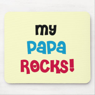 My Papa Rocks Tshirts and Gifts Mouse Mat