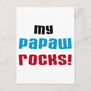 My Papaw Rocks T-shirts and Gifts Postcard