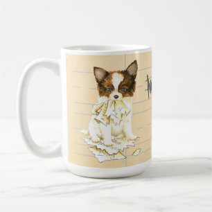 My Papillon Ate my Homework Coffee Mug