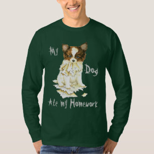 My Papillon Ate my Homework T-Shirt