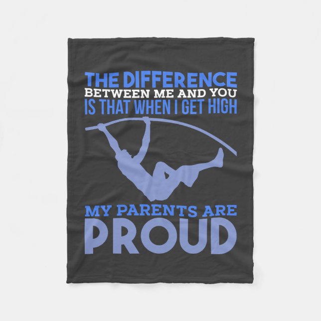 My Parents Are Proud Fleece Blanket (Front)