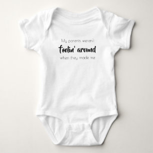 My parents weren't foolin' around IVF bodysuit