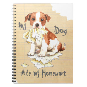 My Parson Russell Terrier Ate My Homework Notebook