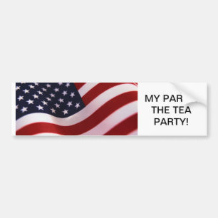MY PARTY! THE TEA PARTY! BUMPER STICKER