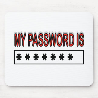 MY PASSWORD MOUSE MAT