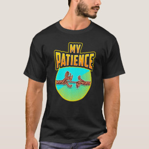 My Patience  Impatient Stress Meme Joke Tearing Ro T-Shirt