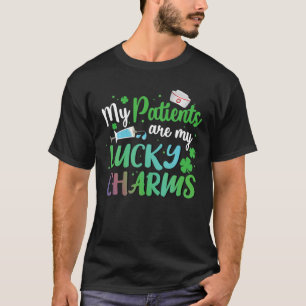 My Patients Are My Lucky Charms Lucky Nurse St Pat T-Shirt