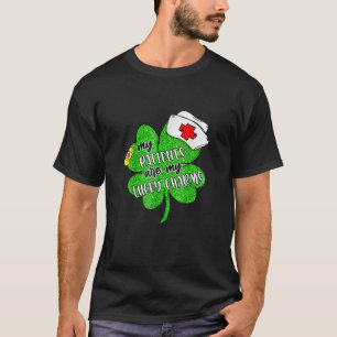 My Patients Are My Lucky Charms Lucky Nurse St Pat T-Shirt