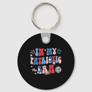 My Patriotic Era Retro 4th Of July Fourth Girls Gr Key Ring