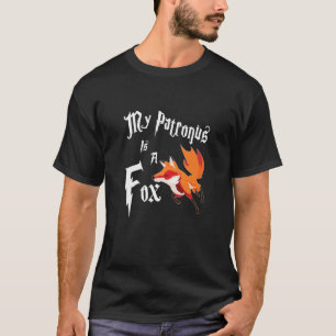 My Patronus Is A Fox Funny Vintage Cute Fox Lover T-Shirt