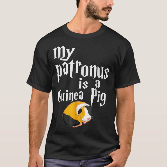 My patronus is a Guinea Pig Funny Love s  T-Shirt (Front)