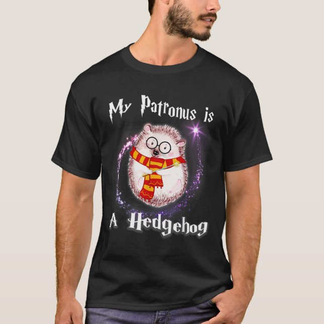 My Patronus Is A Hedgehog T-Shirt (Front)