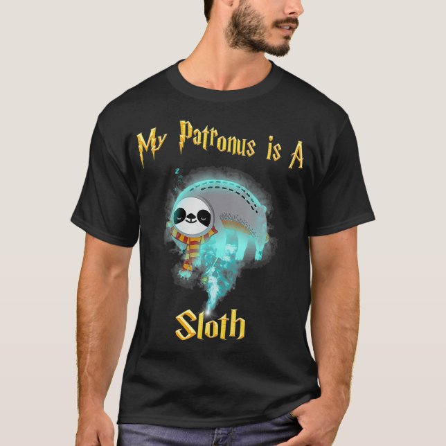 My Patronus Is A Sloth Halloween Costume  T-Shirt (Front)