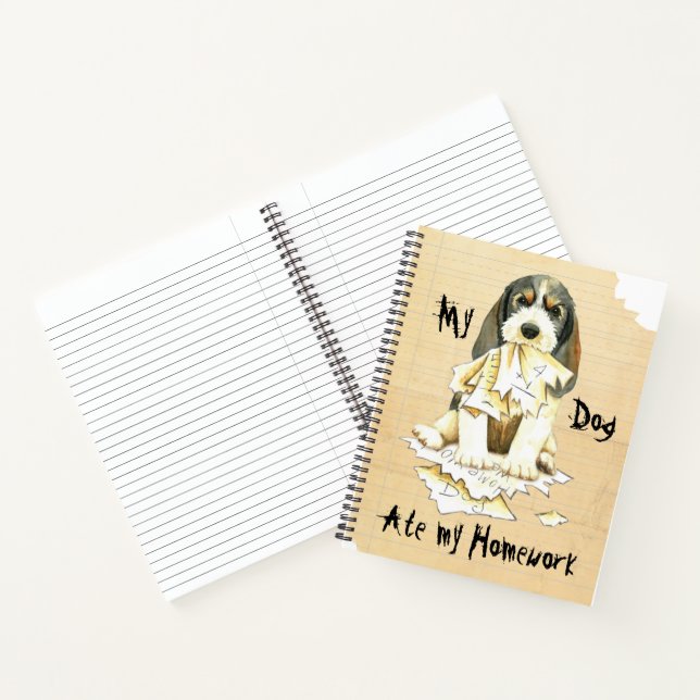 My PBGV Ate my Homework Notebook (Inside)