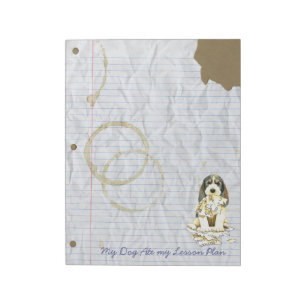 My PBGV Ate My Lesson Plan Notepad