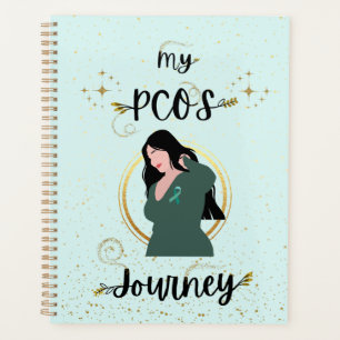 My PCOS Journey Polycystic Ovary Syndrome Teal Planner