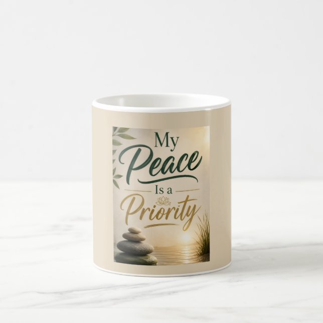 My Peace is a Priority Coffee Mug (Center)